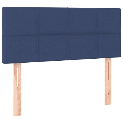 Giroletto a Molle con Materasso Blu 100x200 cm in Tessuto