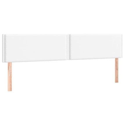Giroletto a Molle con Materasso Bianco 180x200 cm in Similpelle