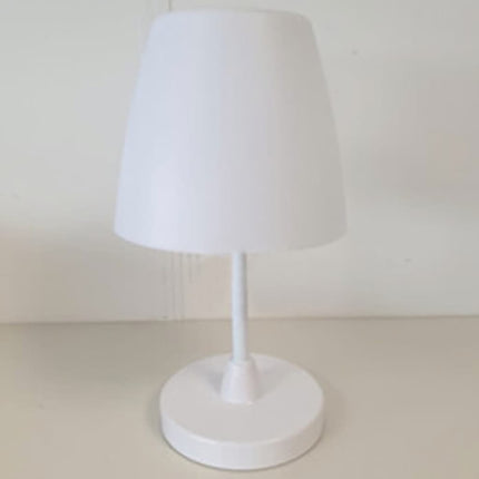 Lampada da Tavolo a LED Ricaricabile Bianca 13x30 cm