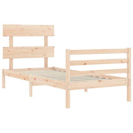 Giroletto con Testiera Small Single in Legno Massello