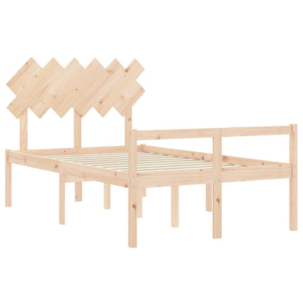 Letto per Anziani con Testiera Double in Legno Massello