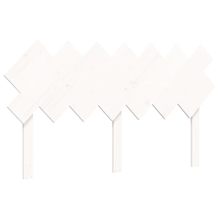Letto per Anziani con Testiera Bianco 140x200 cm Legno Massello