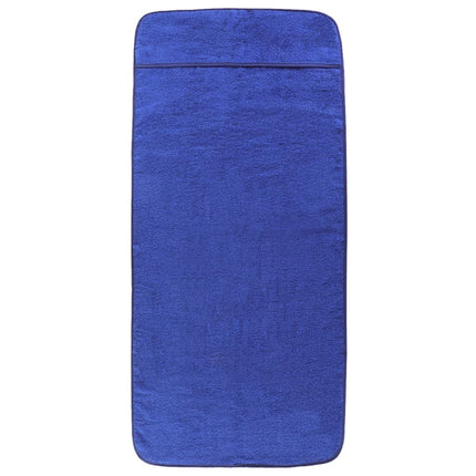 Asciugamani da Spiaggia 4pz Blu Reale 60x135 cm Tessuto 400 GSM