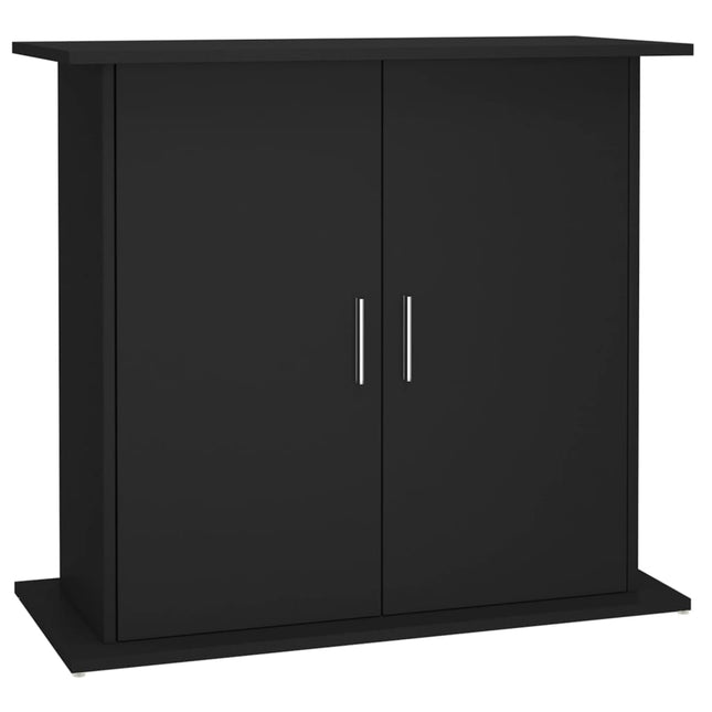 Supporto per Acquario 81x36x73 cm in Legno Multistrato Nero