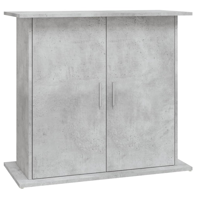 Supporto Acquario 81x36x73 cm Legno Multistrato Grigio Cemento