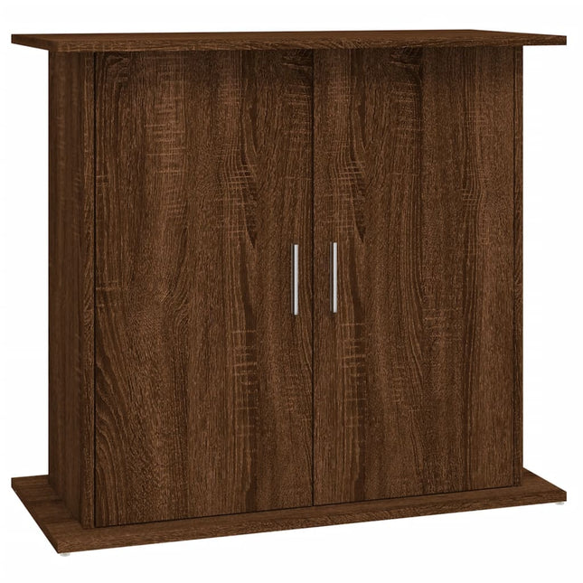 Supporto Acquario 81x36x73 cm Legno Multistrato Rovere Marrone
