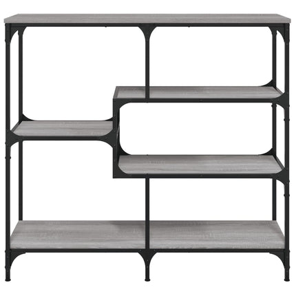 Tavolo Consolle Grigio Sonoma 103x32x95 cm in Legno Multistrato