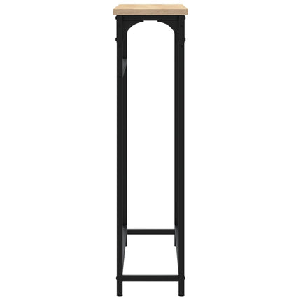 Tavolino Consolle Rovere Sonoma 75x19,5x75 cm Legno Multistrato