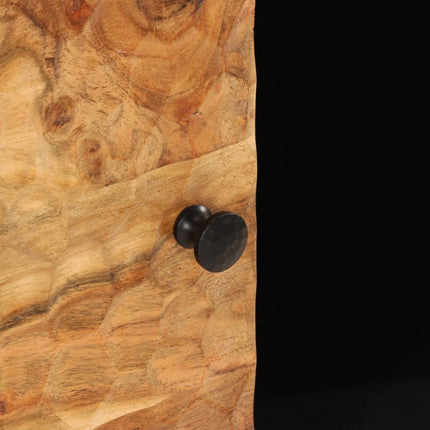Credenza 80x33x75 cm in Legno Massello di Acacia