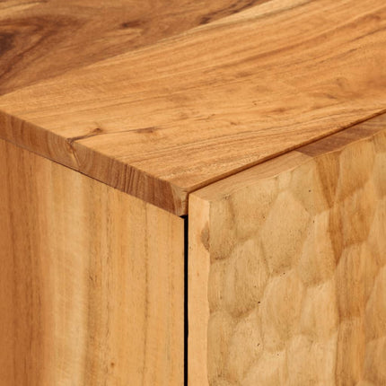 Credenza 90x33x75 cm in Legno Massello di Acacia