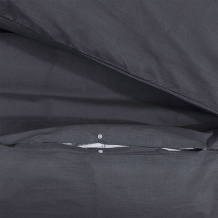Set Copripiumino Nero 240x220 cm in Cotone