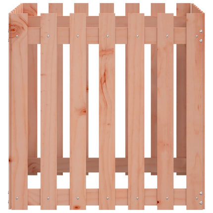 Fioriera Giardino Design Recinzione 70x70x70cm Massello Douglas