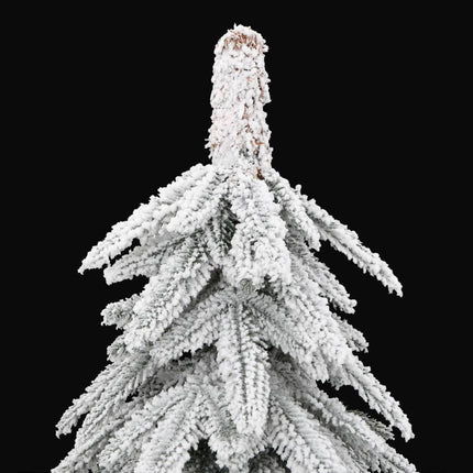 Albero di Natale Artificiale con Neve Fioccata 210 cm