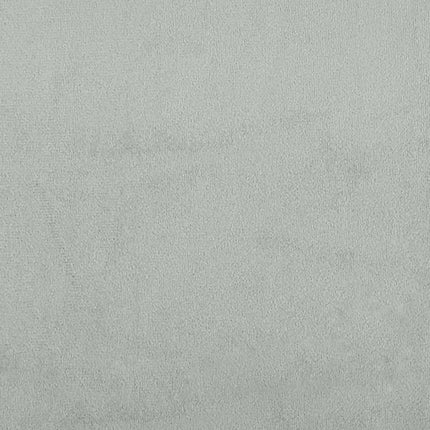 Divano Letto con Letto Estraibile Grigio Chiaro 80x200 Velluto