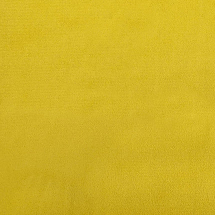 Divano Letto con Materasso Giallo 100x200 cm in Velluto
