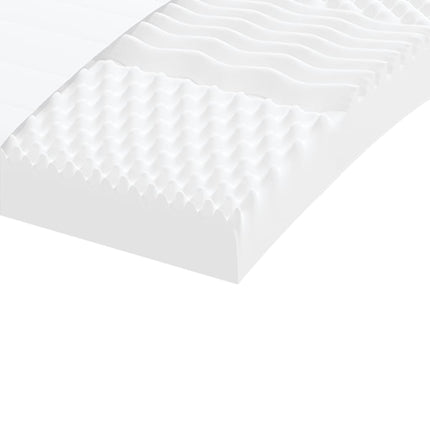 Divano Letto Estraibile con Materassi Tortora 100x200cm Tessuto