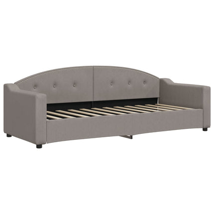 Divano Letto con Letto Estraibile Tortora 80x200 cm Tessuto