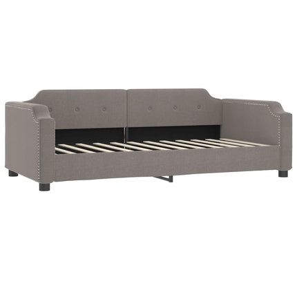 Divano Letto con Letto Estraibile Tortora 80x200 cm Tessuto