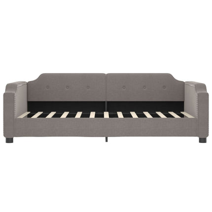 Divano Letto con Letto Estraibile Tortora 80x200 cm Tessuto