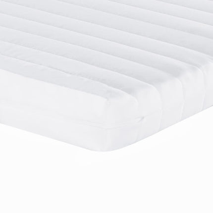 Divano Letto Estraibile con Materassi Tortora 80x200 cm Tessuto