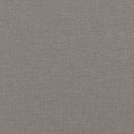 Divano Letto Estraibile con Materassi Tortora 80x200 cm Tessuto
