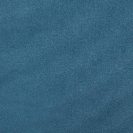 Divano Letto con Letto Estraibile Blu 90x200 cm in Velluto