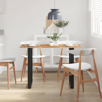 Tavolo da Pranzo 110x50x76 cm Legno Massello di Acacia