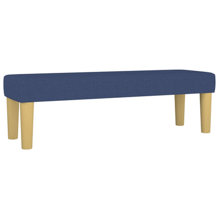 Giroletto a Molle con Materasso Blu 140x190 cm in Tessuto