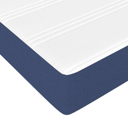 Giroletto a Molle con Materasso Blu 80x200 cm inTessuto