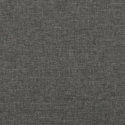Giroletto a Molle con Materasso Grigio Scuro 160x200 cm Tessuto
