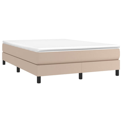 Giroletto a Molle con Materasso Cappuccino 140x190cm Similpelle