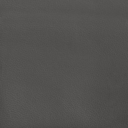 Giroletto a Molle con Materasso Grgio 200x200 cm in Similpelle