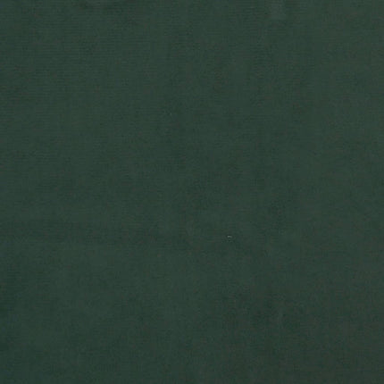 Giroletto a Molle con Materasso Verde Scuro 200x200 cm Velluto