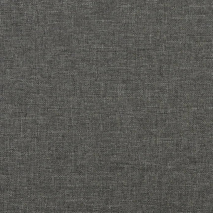 Giroletto a Molle con Materasso Grigio Scuro 100x200 cm Tessuto