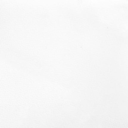 Giroletto a Molle con Materasso Bianco 140x190 cm in Similpelle