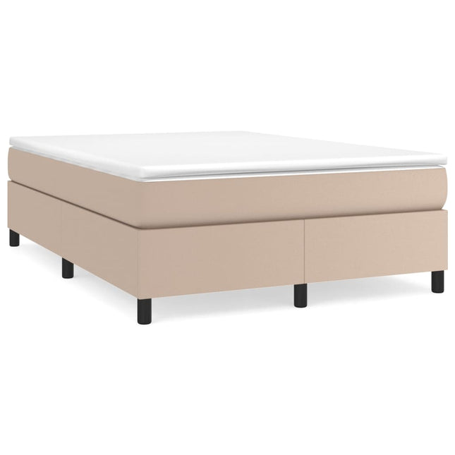 Giroletto a Molle con Materasso Cappuccino 180x200cm Similpelle