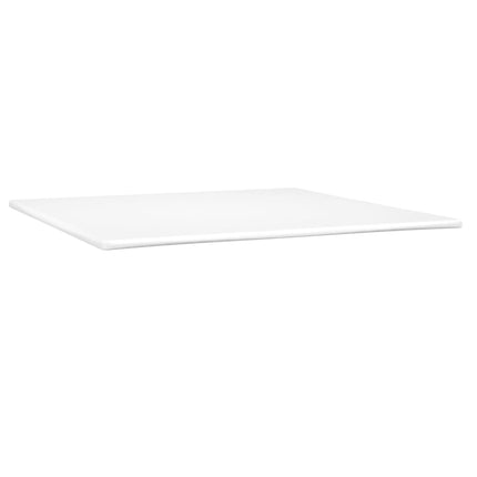 Giroletto a Molle con Materasso Crema 200x200 cm in Similpelle
