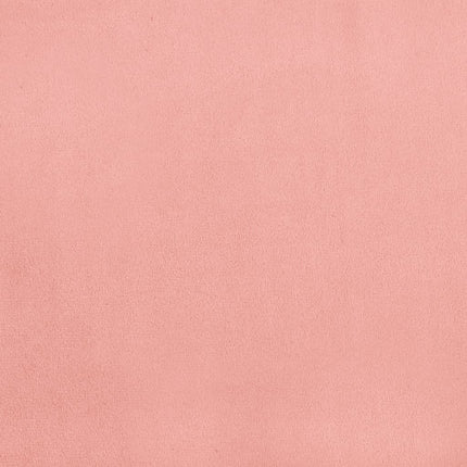 Giroletto a Molle con Materasso Rosa 80x200 cm in Velluto