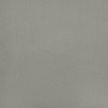 Giroletto a Molle con Materasso Grigio Chiaro 200x200cm Velluto