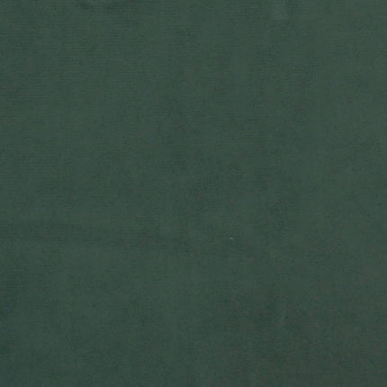 Giroletto a Molle con Materasso Verde Scuro 200x200 cm Velluto