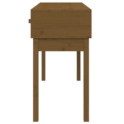 Tavolo Consolle Ambra 114x40x75 cm in Legno Massello di Pino