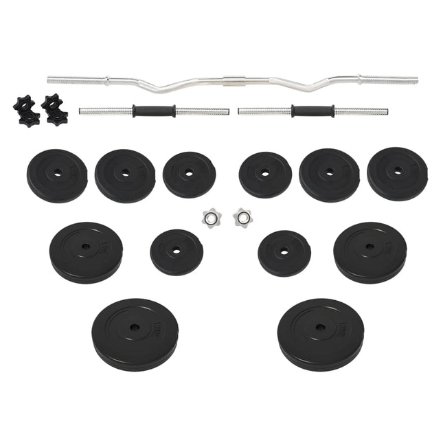 Set Bilanciere e Manubri con Dischi 60 kg