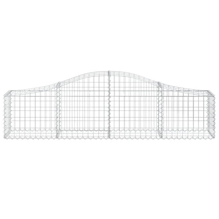Cesti Gabbioni ad Arco 30 pz 200x30x40/60 cm Ferro Zincato