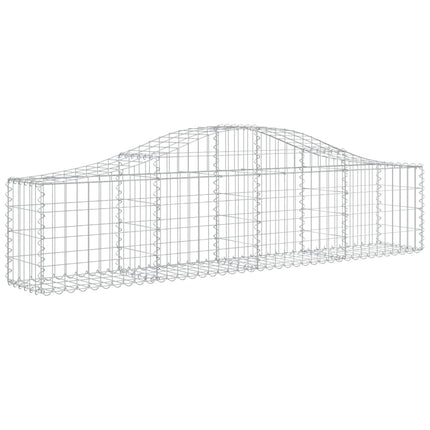 Cesti Gabbioni ad Arco 50 pz 200x30x40/60 cm Ferro Zincato