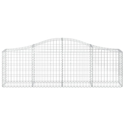 Cesti Gabbioni ad Arco 50 pz 200x30x60/80 cm Ferro Zincato