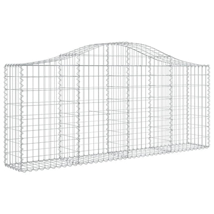 Cesti Gabbioni ad Arco 50 pz 200x30x80/100 cm Ferro Zincato