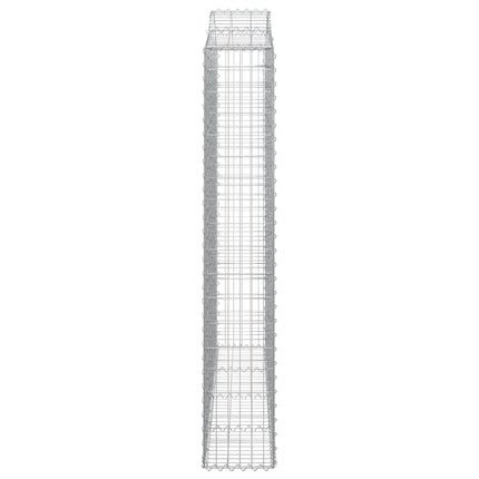 Cesti Gabbioni ad Arco 3 pz 200x30x180/200 cm Ferro Zincato