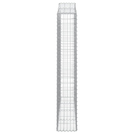 Cesti Gabbioni ad Arco 4 pz 200x30x180/200 cm Ferro Zincato