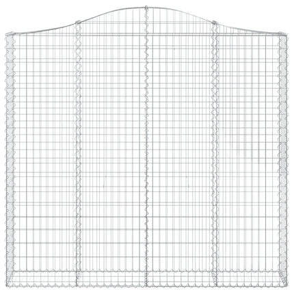 Cesti Gabbioni ad Arco 9 pz 200x30x180/200 cm Ferro Zincato