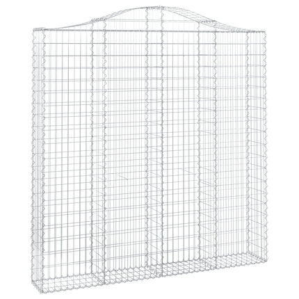 Cesti Gabbioni ad Arco 2 pz 200x30x200/220 cm Ferro Zincato
